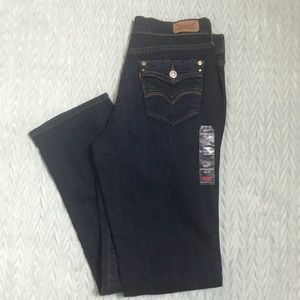 LEVI’S  505 | mid rise straight leg jeans 4s